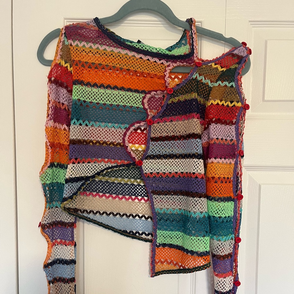 Jaded London Fine Knit Asymmetric Cardigan